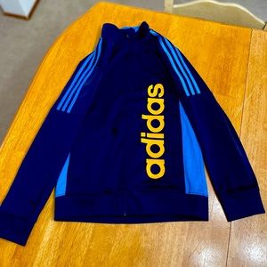 Adidas kids size 10/12 track suit top/jacket